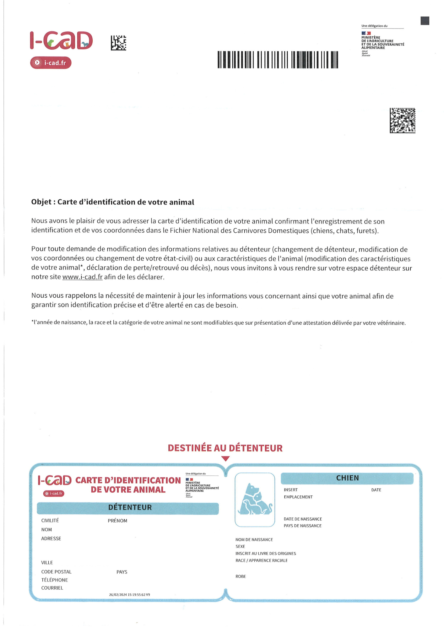 carte d'identification